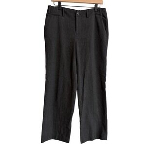Lauren Ralph Lauren Sanderson Petite Grey Dress Pants Straight Leg 8P‎ Office
